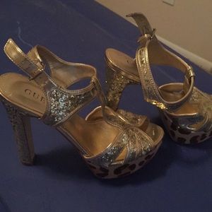 Guess glitter 6M high heels